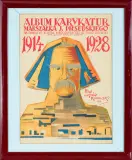 Gustaw Rogalski, Okładka książki: Album karykatur J. Piłsudskiego, litografia barwna, papier