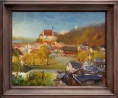Andrzej Siemiński, Kazimierz nad Wisłą, olej, płótno