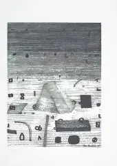 Przedmioty by Jan Tarasin, 1977-1992, serigrafia, papier, sold Mar 2015