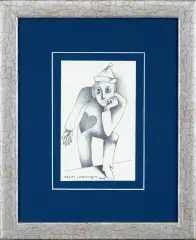 Henryk Waniek, Pajac, 2006, długopis, papier