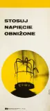 Zdzisław Struzik, Stosuj napięcie obniżone, 1969, offset barwny, papier