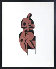 Henryk Berlewi, Akt, 1922, cynkotypia, papier