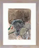 Kompozycja by Aleksander Kobzdej, 1966, akwarela, gwasz, ołówek, papier, sold Feb 2015