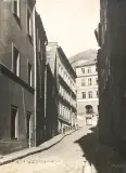 Jan Bułhak, Kłodzko – uliczka, fotografia czarno-biała
