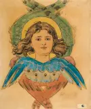 Jan Matejko, CHERUBIN, 1889, akwarela, karton