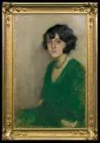 Alfons Karpiński, PORTRET PANI W ZIELONEJ SUKNI