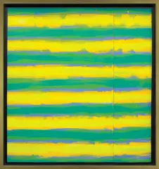 KOMPOZYCJA by Leon Tarasewicz, 2003, akryl, podkład polimerowy, sold Dec 2014