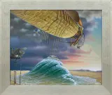 ZEPPELIN II by Jacek Yerka, 2006, akryl, płótno, offered Dec 2014