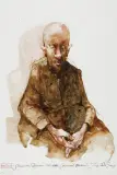 Jerzy Duda-Gracz, STAROWINKA DWORCOWA, 1997, akwarela, karton