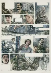 Maciej Mazur, La Biblie du Jehanne, 2010, tusz, akwarela, papier