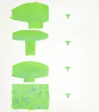 Maria Rostocka, Fever, 2007, gwasz, kredki, ołówek, karton