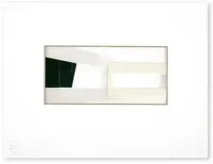 Jan Berdyszak, Passe-par-tout, 1998, collage, folia, karton z wyciętymi otworami