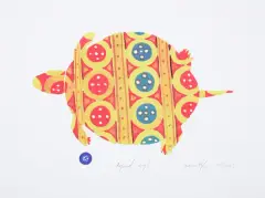 Ryszard Grzyb, Żółw, 1993/2003, serigrafia barwna, papier