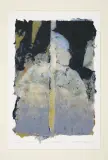 Ewa Latkowska-Żychska, Wspomnienie, 2010, papier ręcznie czerpany, wschodni, barwiony