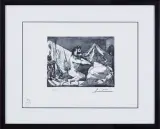 Pablo Picasso, Minotaur i śpiąca, ryc. XXVII z Teki Vollarda, serigrafia, papier