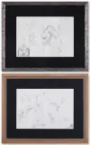 Akty (rysunek dwustronny) by Franciszek Starowieyski, 1985, ołówek, papier, sold Nov 2014