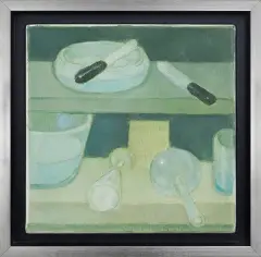 Kiejstut Bereźnicki, Szkła małe I, 2010, olej, płótno