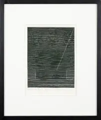 Andrzej Smoczyński, Brama Raju, 1990, linoryt, papier