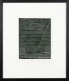 Andrzej Smoczyński, Brama Raju, 1990, linoryt, papier