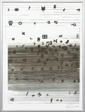 Znaki by Jan Tarasin, 1990, serigrafia, papier, sold Oct 2014
