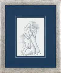 Henryk Waniek, Para, 2011, długopis, papier kremowy