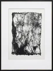 Barbara Zbrożyna, Figury, 1988, litografia, papier kremowy