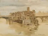Aleksander Gierymski, RZYM. ISOLA TIBERINA