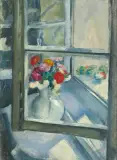 Wojciech Weiss, BARWNE KWIATY W OKNIE