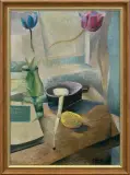 Zdzisław Stanek, TEGO PRAGNIEMY, 1955, olej, płótno