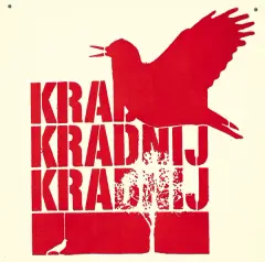 Grupa Twożywo, KRADNIJ, 2007, olej, szablon, blacha