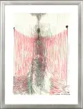 Andrzej Fogtt, Epitafium dla nieobecnego, 1986, tusze barwne, papier