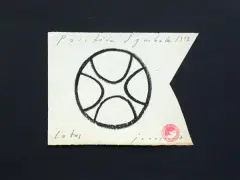 Zygmunt Januszewski, Lotos, 1993, gwasz, papier