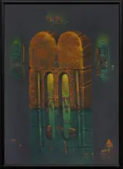 Antoni Kowalski, Modlitwa z Hoeilaart, 1994, pastel, papier