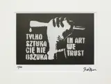 Paweł Jarodzki, Tylko sztuka cię nie oszuka, 2010, serigrafia, papier