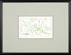 Kompozycja by Erna Rosenstein, 1997, pastel olejny, papier, sold Sep 2014