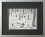 Jarosław Modzelewski, Plac zabaw, 2006, ołówek, papier