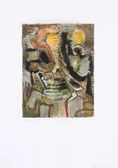 Jacek Walusiak, Przypadłość, 1994-97, akwarela, gwasz, papier