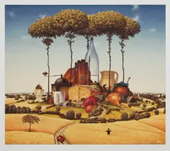 Jacek Yerka, Lato, 2005, giclée, papier