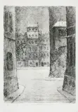 Aleksander Sołtan, RYNEK STAREGO MIASTA W WARSZAWIE - STRONA DEKERTA, litografia, papier