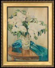 Antoni Wippel, MARTWA NATURA Z BZEM, akwarela, ołówek, papier