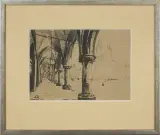 WIDOK NA KOŚCIÓŁ MARIACKI by Autor nierozpoznany, litografia, papier, sold Jul 2014