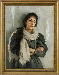 Kazimierz Stabrowski, PORTRET NARZECZONEJ, 1896, olej, płótno