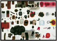 Jan Tarasin, FRAGMENT, 1973, olej, płótno
