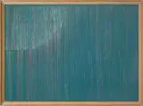 Jan Dobkowski, PEJZAŻ PRZESTRZENI X, 1983, akryl, płyta pilśniowa