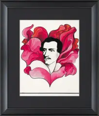 Jan Lenica, PROJEKT PLAKATU DLA TEATRU NARODOWEGO, 1978, tusze barwne, akwarela, papier