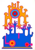 Mario Molinari, Compenetrazione, 1982, serigrafia barwna, karton