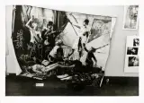 Andrzej Świetlik, Wolność wiodąca lud na barykady, fotografia czarno-biała