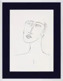 PORTRET by Jerzy Nowosielski, 1998, serigrafia, papier, sold May 2014