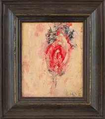 Aleksander Kobzdej, OTWARCIE, 1962, olej, płótno