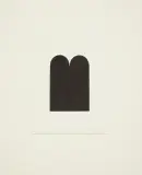 Epitaph I by Andrzej Gieraga, 1988, linoryt, druk wypukły suchy, papier, offered Apr 2014